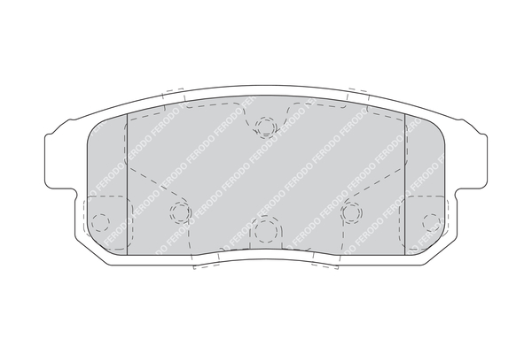 Brake Pad Set, disc brake - FDB1759 FERODO