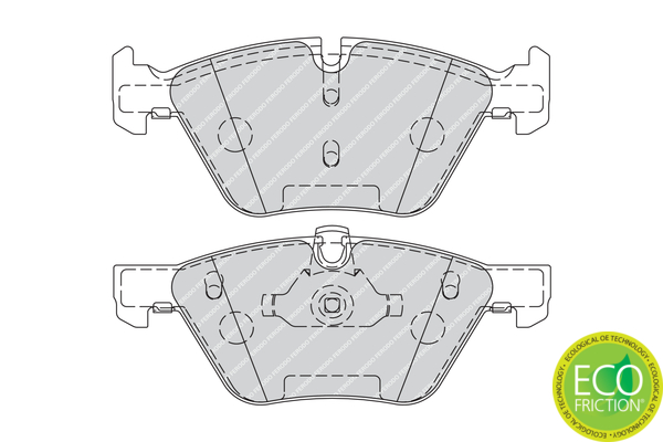 Brake Pad Set, disc brake - FDB1773 FERODO
