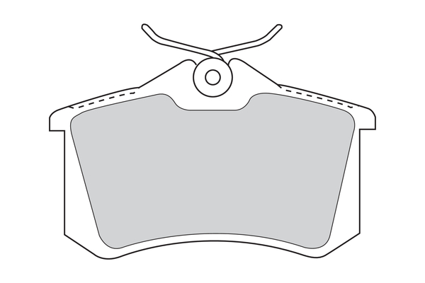 Brake Pad Set, disc brake - FDB1788 FERODO