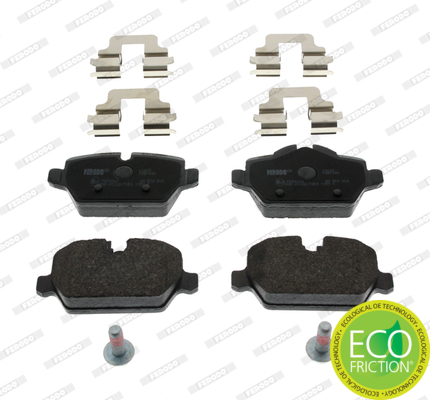 Brake Pad Set, disc brake - FDB1806 FERODO