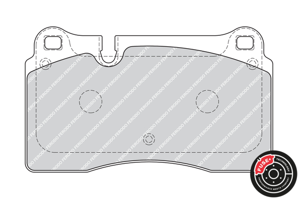 Brake Pad Set, disc brake - FDB1877 FERODO