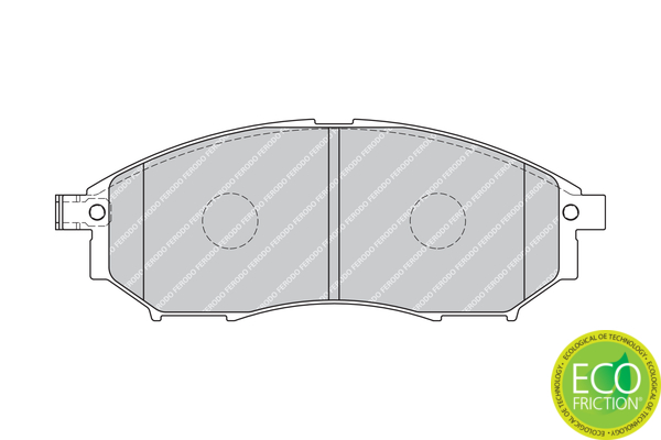 Brake Pad Set, disc brake - FDB1881 FERODO