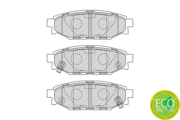 Brake Pad Set, disc brake - FDB1947 FERODO