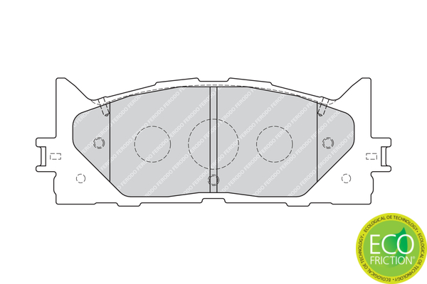 Brake Pad Set, disc brake - FDB1991 FERODO