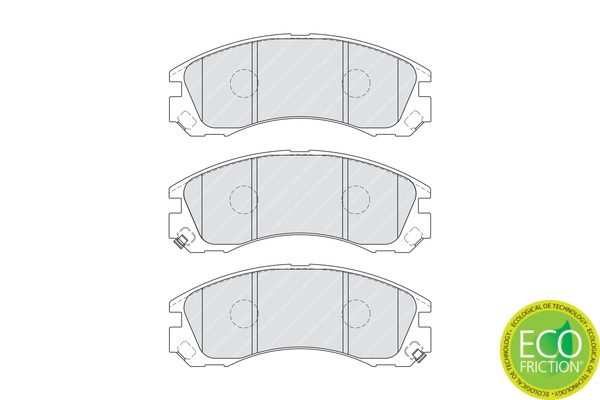 Brake Pad Set, disc brake - FDB1993 FERODO