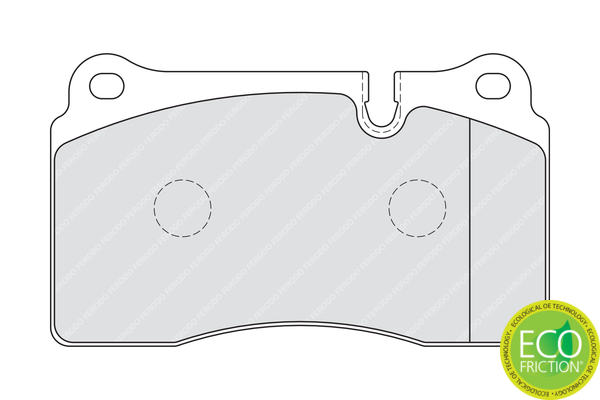Brake Pad Set, disc brake - FDB1996 FERODO