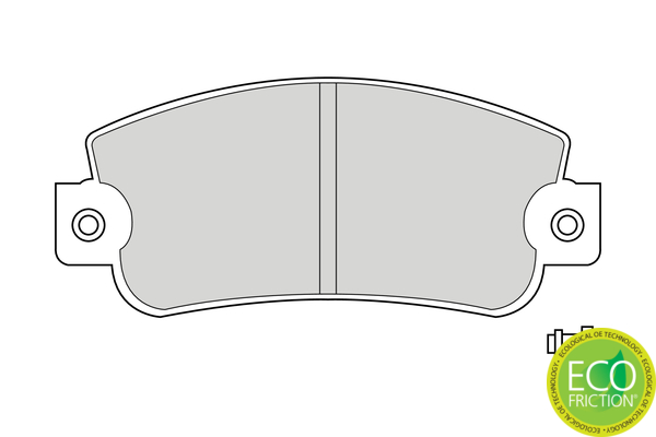 Brake Pad Set, disc brake - FDB346 FERODO