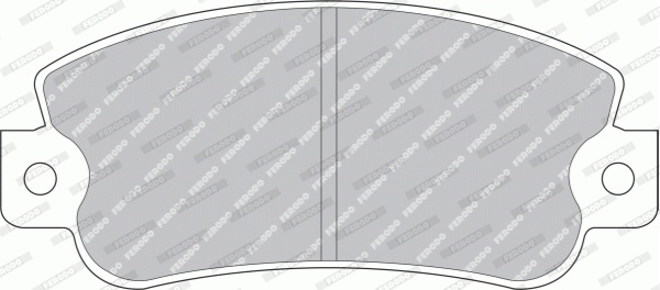 Brake Pad Set, disc brake - FDB351B FERODO