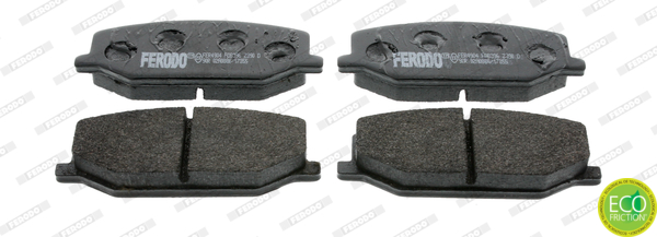 Brake Pad Set, disc brake - FDB396 FERODO