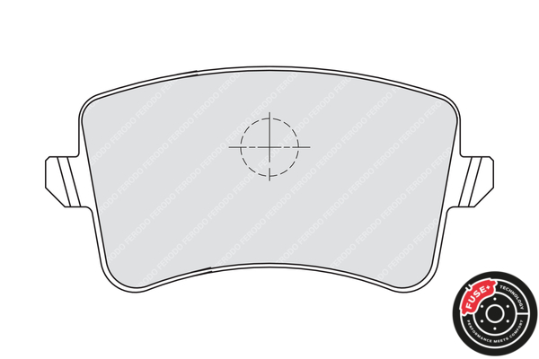 Brake Pad Set, disc brake - FDB4050 FERODO