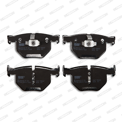 Brake Pad Set, disc brake - FDB4067 FERODO