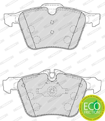 Brake Pad Set, disc brake - FDB4108 FERODO