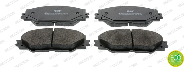 Brake Pad Set, disc brake - FDB4136 FERODO