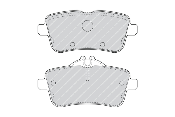Brake Pad Set, disc brake - FDB4169 FERODO