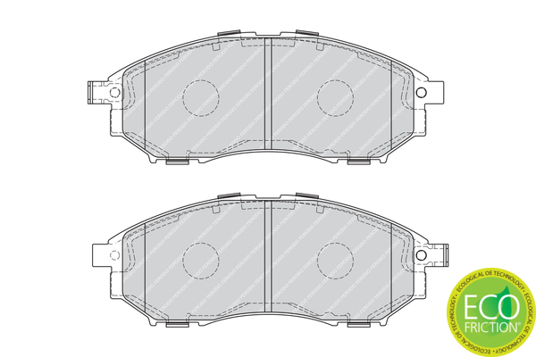 Brake Pad Set, disc brake - FDB4177 FERODO