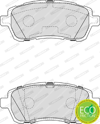 Brake Pad Set, disc brake - FDB4179 FERODO