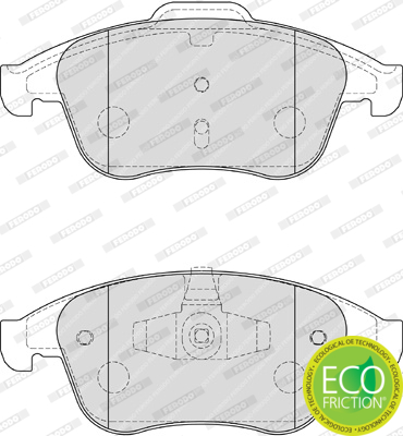 Brake Pad Set, disc brake - FDB4181 FERODO