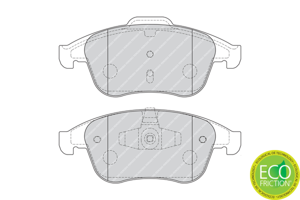 Brake Pad Set, disc brake - FDB4181 FERODO