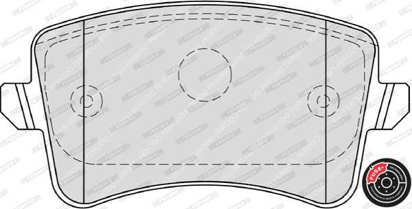 Brake Pad Set, disc brake - FDB4190 FERODO