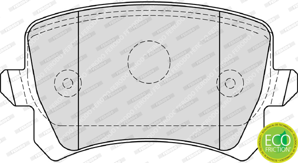 Brake Pad Set, disc brake - FDB4192 FERODO