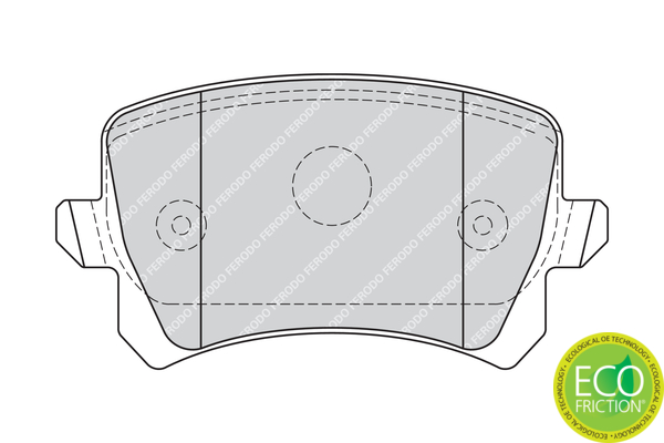 Brake Pad Set, disc brake - FDB4192 FERODO