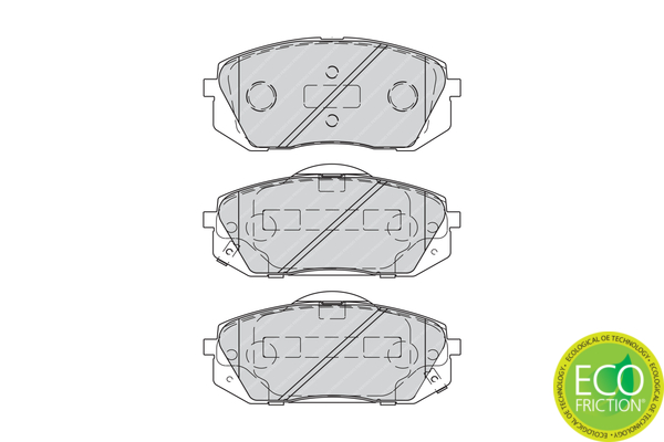 Brake Pad Set, disc brake - FDB4194 FERODO