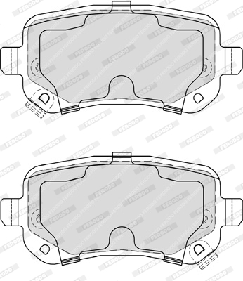 Brake Pad Set, disc brake - FDB4196 FERODO
