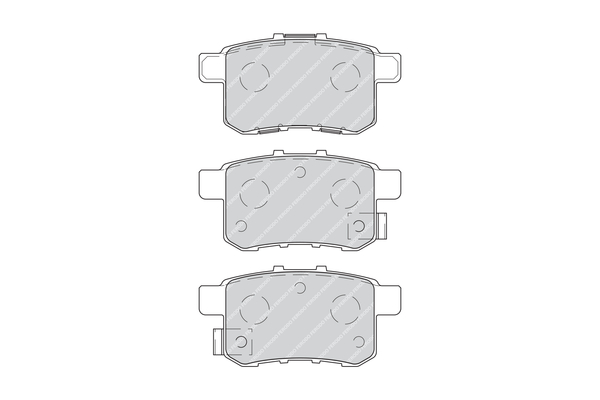Brake Pad Set, disc brake - FDB4198 FERODO