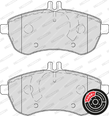 Brake Pad Set, disc brake - FDB4199 FERODO