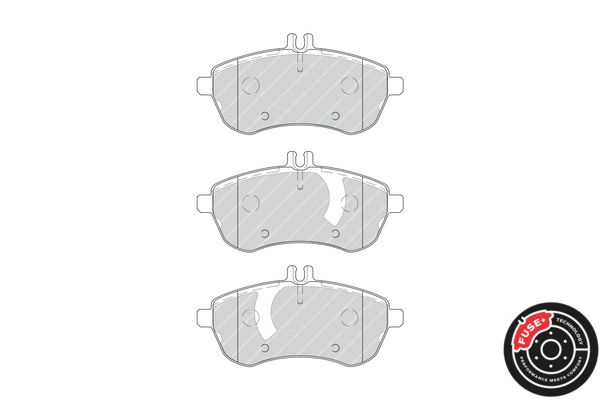 Brake Pad Set, disc brake - FDB4199 FERODO