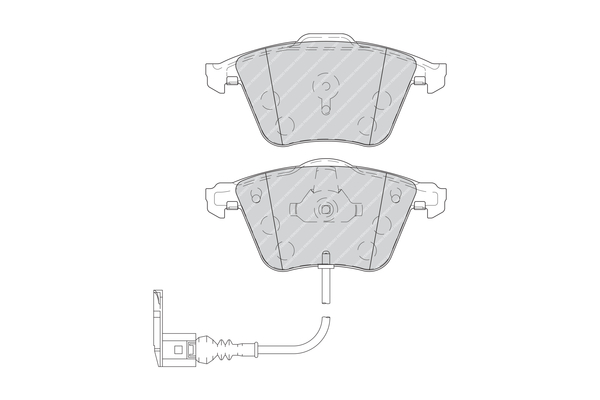 Brake Pad Set, disc brake - FDB4223 FERODO