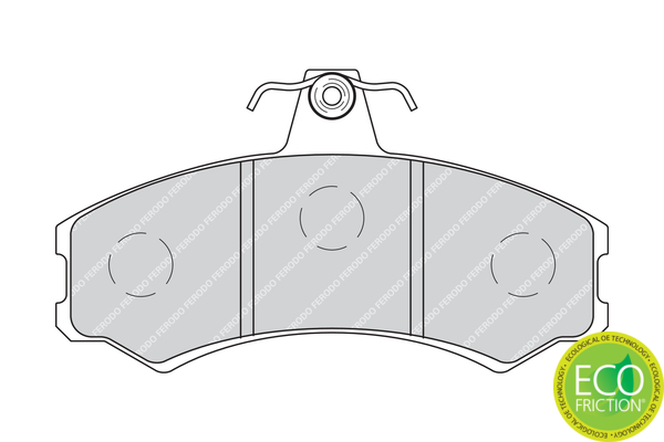 Brake Pad Set, disc brake - FDB4225 FERODO