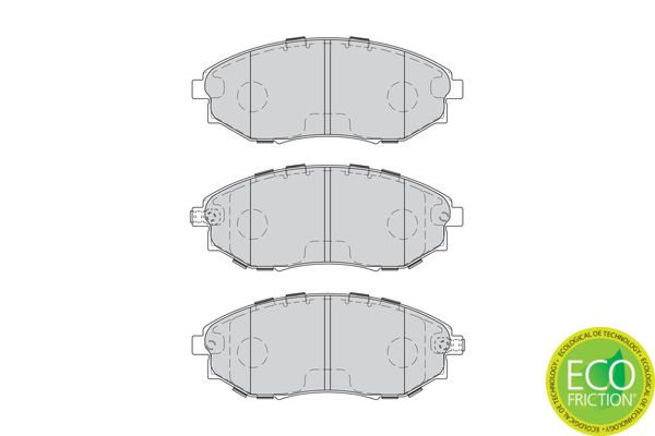 Brake Pad Set, disc brake - FDB4304 FERODO