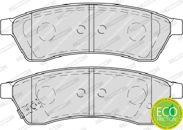 Brake Pad Set, disc brake - FDB4305 FERODO