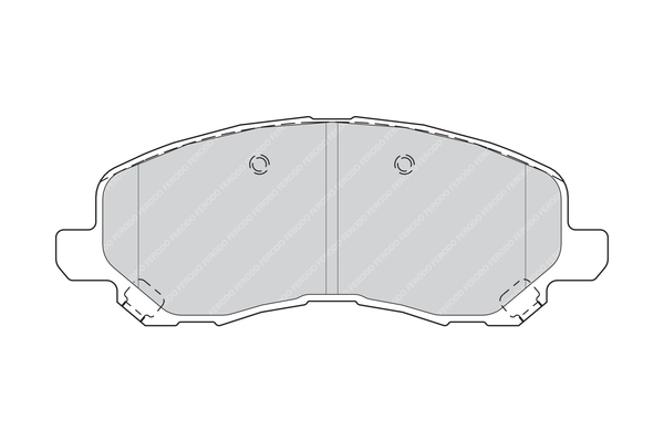 Brake Pad Set, disc brake - FDB4388 FERODO