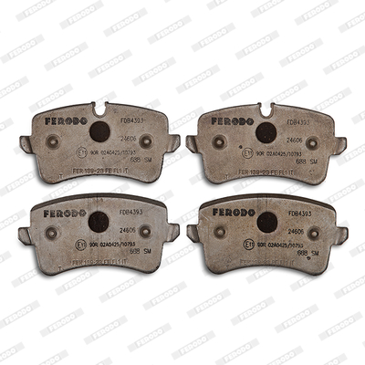 Brake Pad Set, disc brake - FDB4393 FERODO