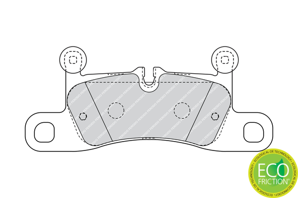 Brake Pad Set, disc brake - FDB4424 FERODO