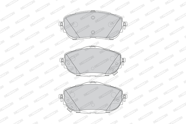 Brake Pad Set, disc brake - FDB4648 FERODO