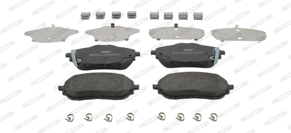 Brake Pad Set, disc brake - FDB4648 FERODO