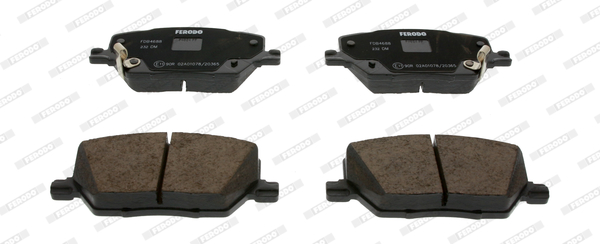 Brake Pad Set, disc brake - FDB4688 FERODO