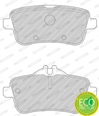 Brake Pad Set, disc brake - FDB4701 FERODO