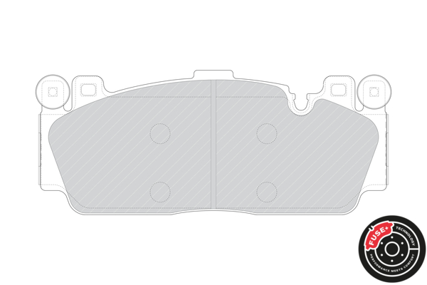 Brake Pad Set, disc brake - FDB4712 FERODO