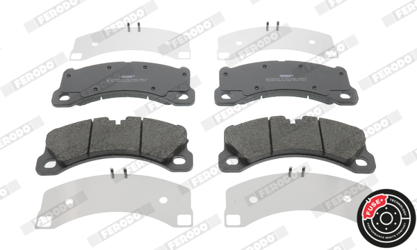 Brake Pad Set, disc brake - FDB4717 FERODO