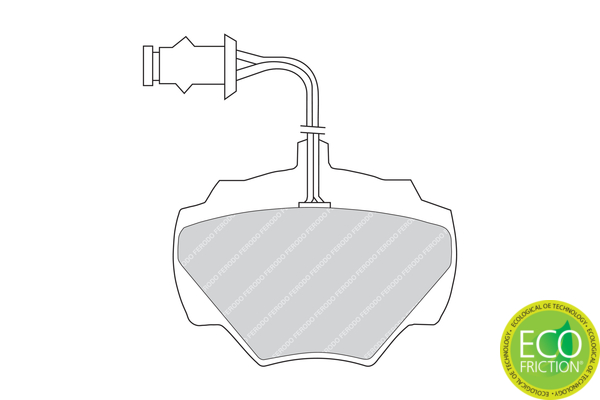 Brake Pad Set, disc brake - FDB471 FERODO
