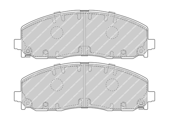 Brake Pad Set, disc brake - FDB4785 FERODO