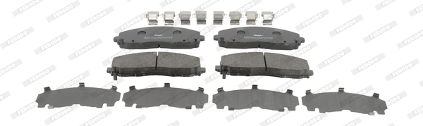 Brake Pad Set, disc brake - FDB4785 FERODO