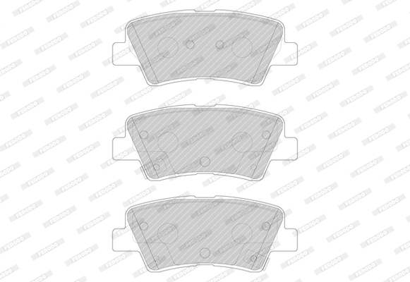Brake Pad Set, disc brake - FDB4833 FERODO