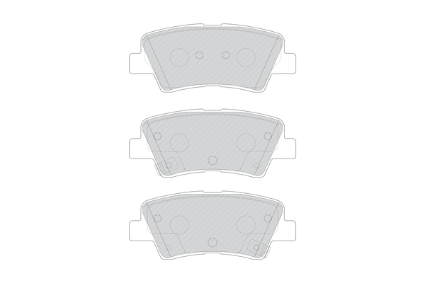 Brake Pad Set, disc brake - FDB4833 FERODO