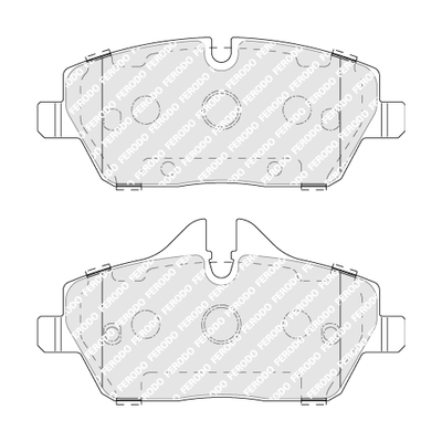 Brake Pad Set, disc brake - FDB5092 FERODO
