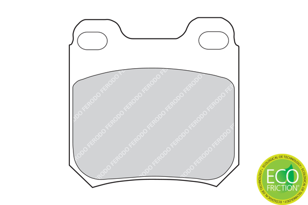 Brake Pad Set, disc brake - FDB525 FERODO